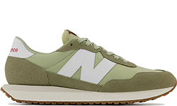 New Balance 237 зеленые с белым 