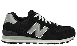 New Balance 574 Черные с серым