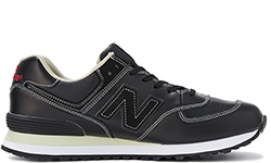 New Balance 574 classic fur black мужские черные