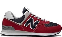 New Balance 574 Classic красные с синим для бега