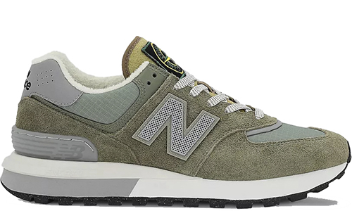 New Balance 574 Legacy x Stone Island Green