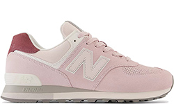 New Balance 574 Pink with grey розовые с серым