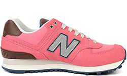 New Balance 574 розовые с коричневым