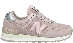New Balance 574 розовые с серым
