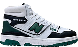 New Balance 650 Black Green с мехом