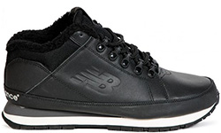 New Balance 754 Кожаные черные с мехом