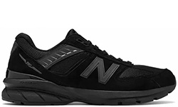 New Balance 990 кожаные черные женские