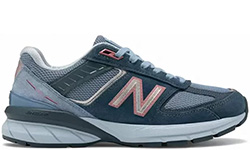 Кроссовки New Balance 990 кожаные голубые