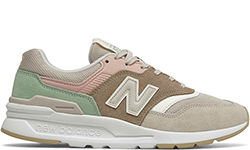 New Balance 997h замшевые женские бежевые с серым
