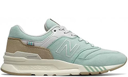 Кроссовки New Balance 997h голубые с коричневым