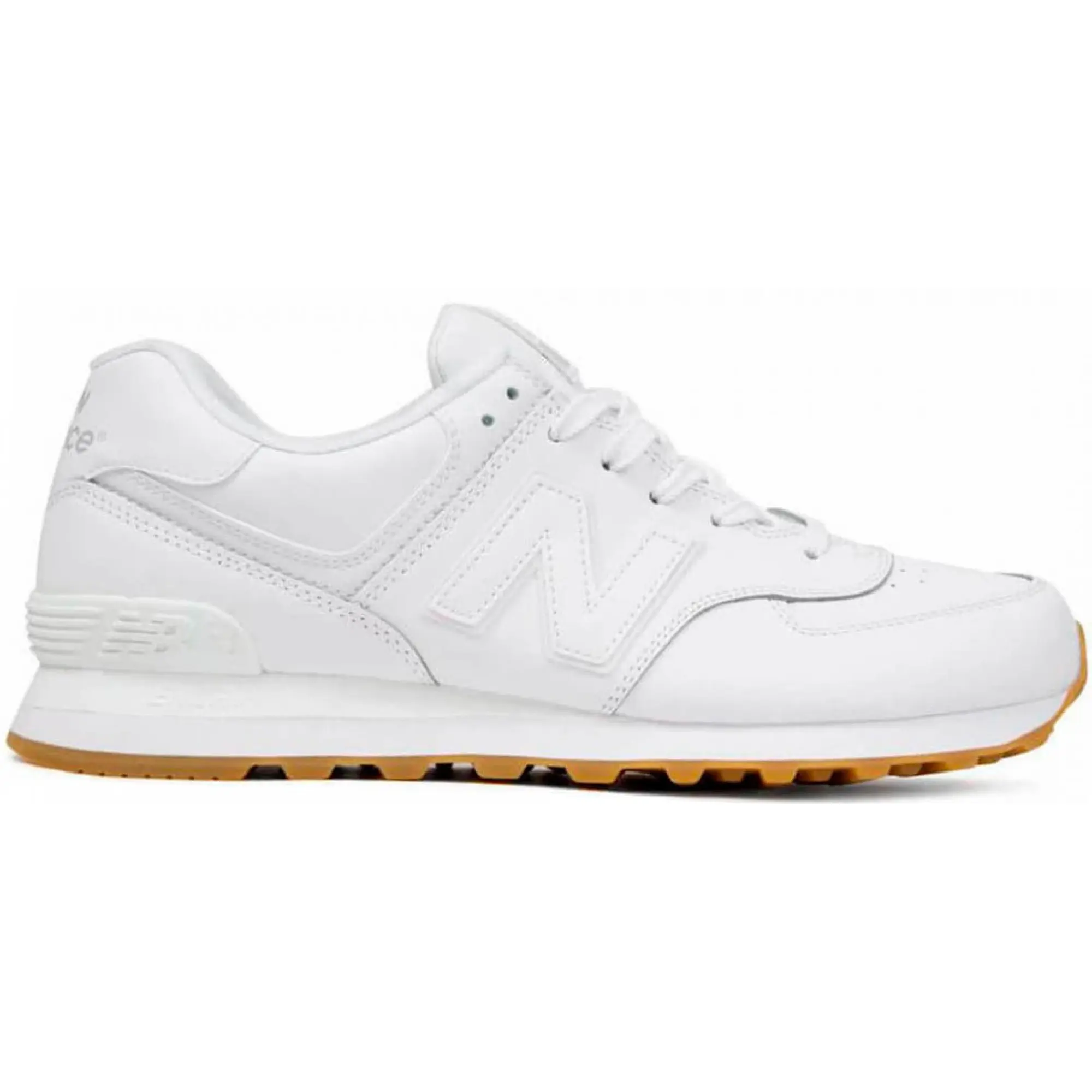 New balance all white store