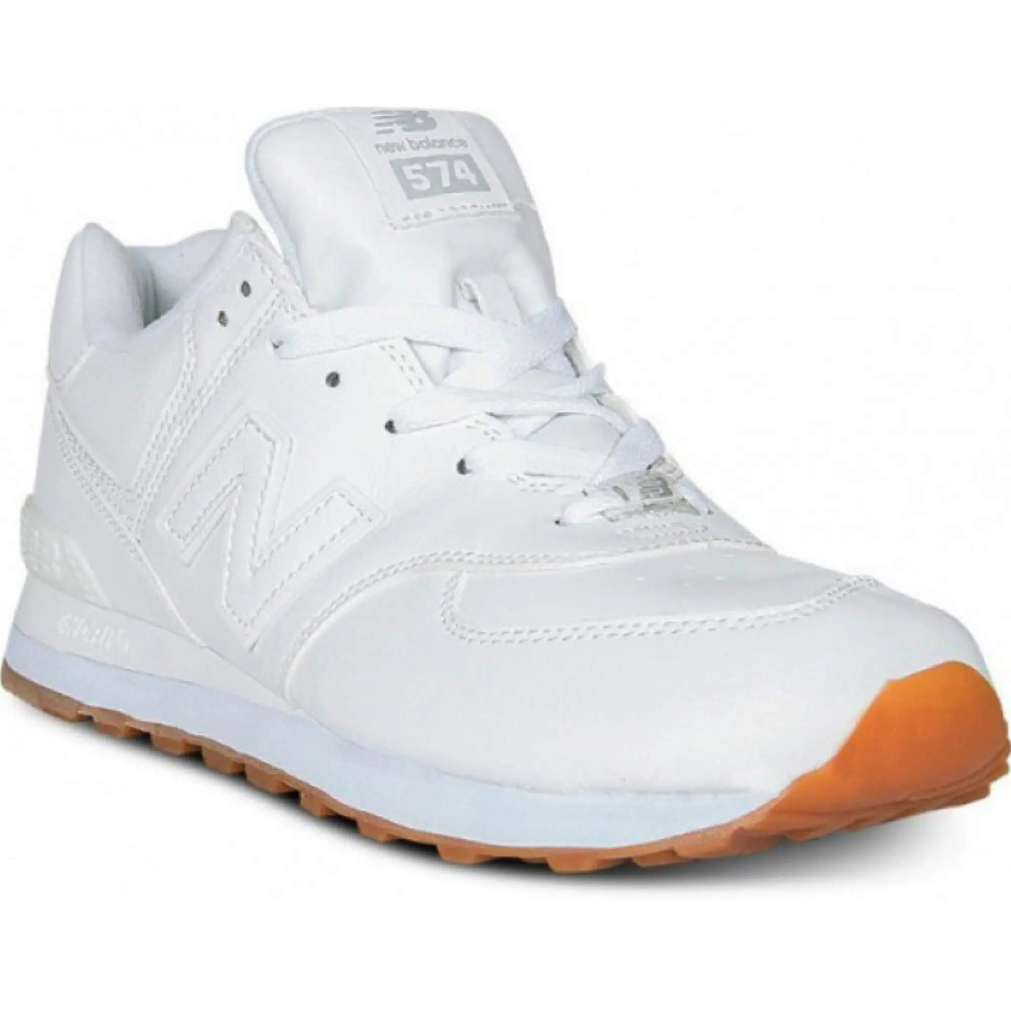 New Balance 574 All White