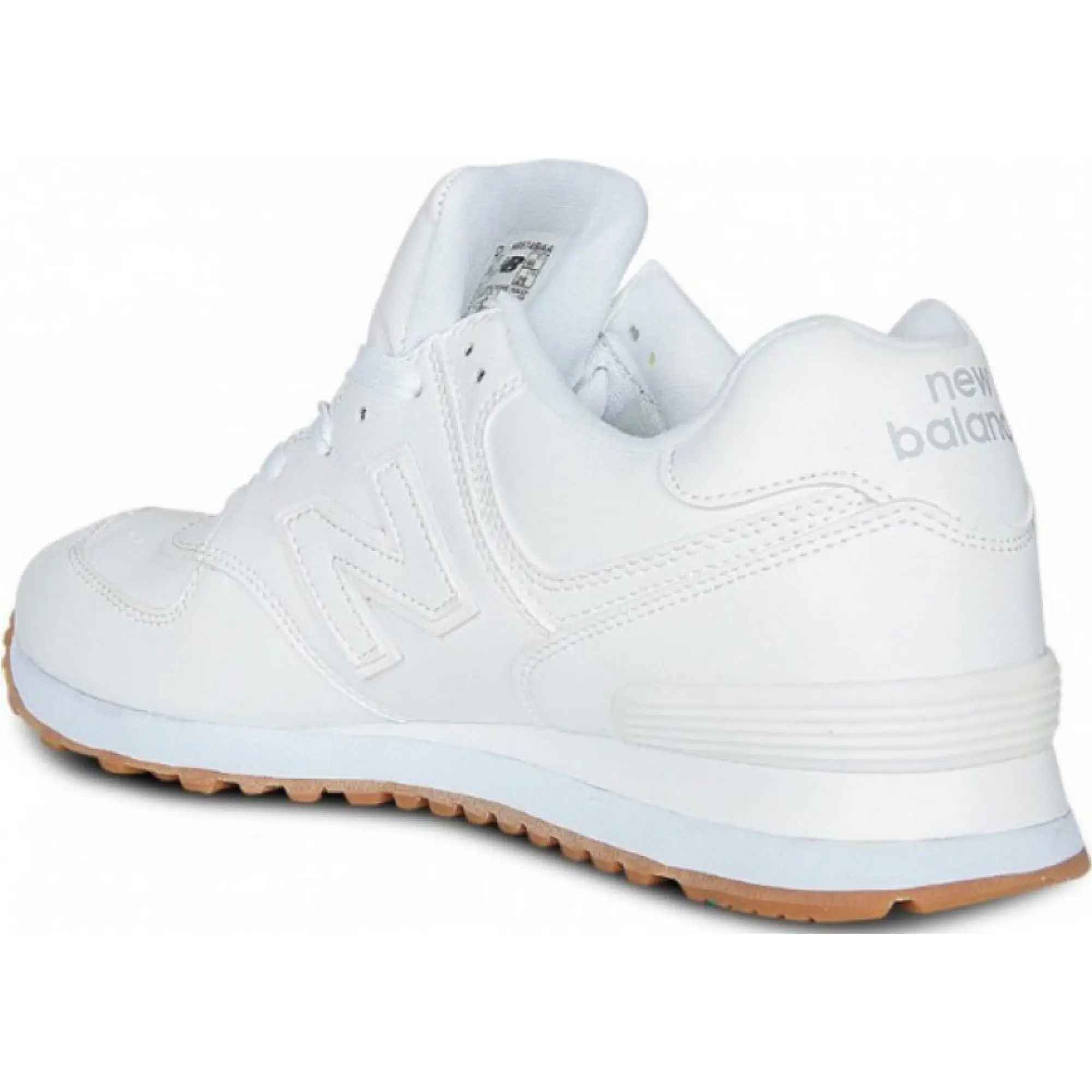 New Balance 574 All White