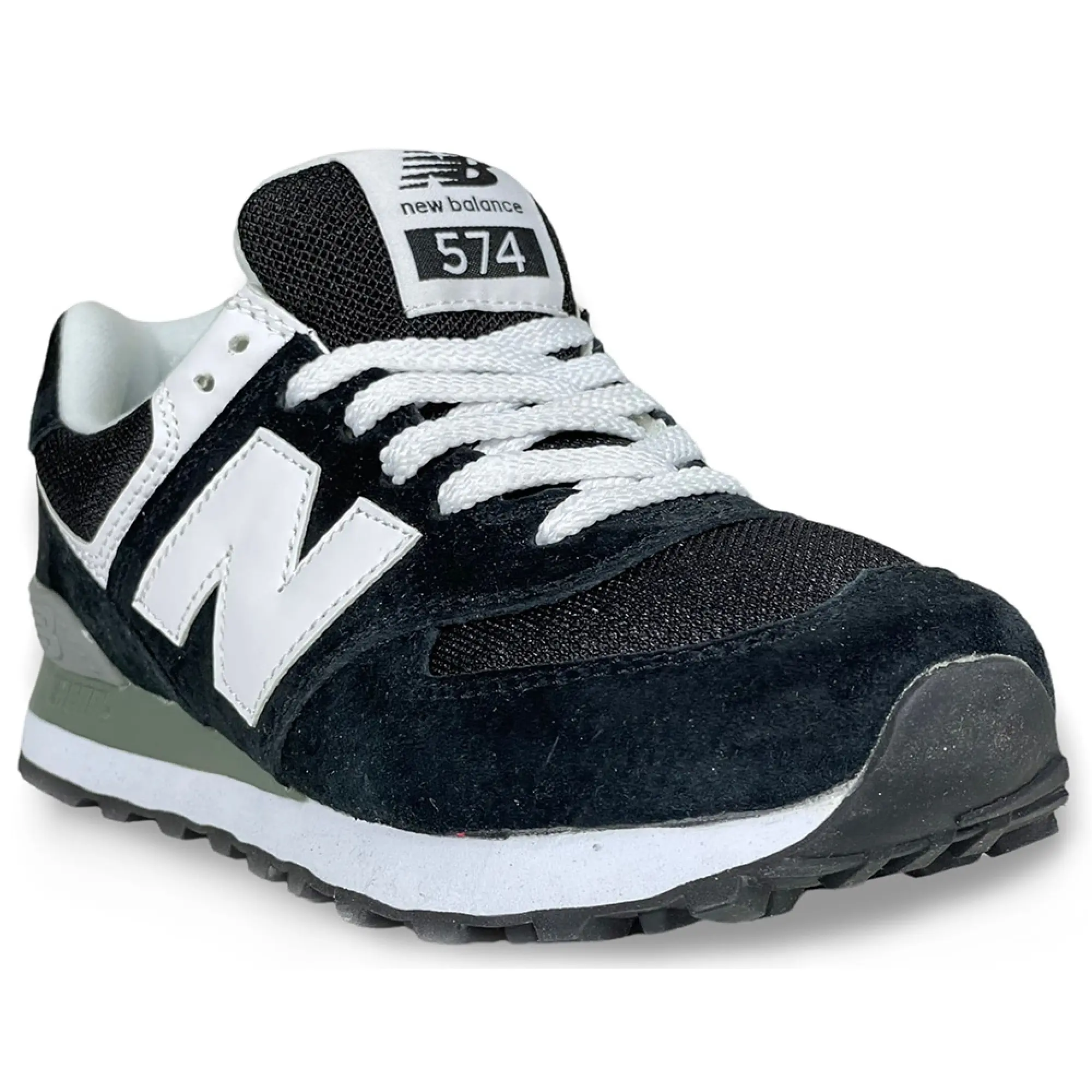 New balance black hot sale blue