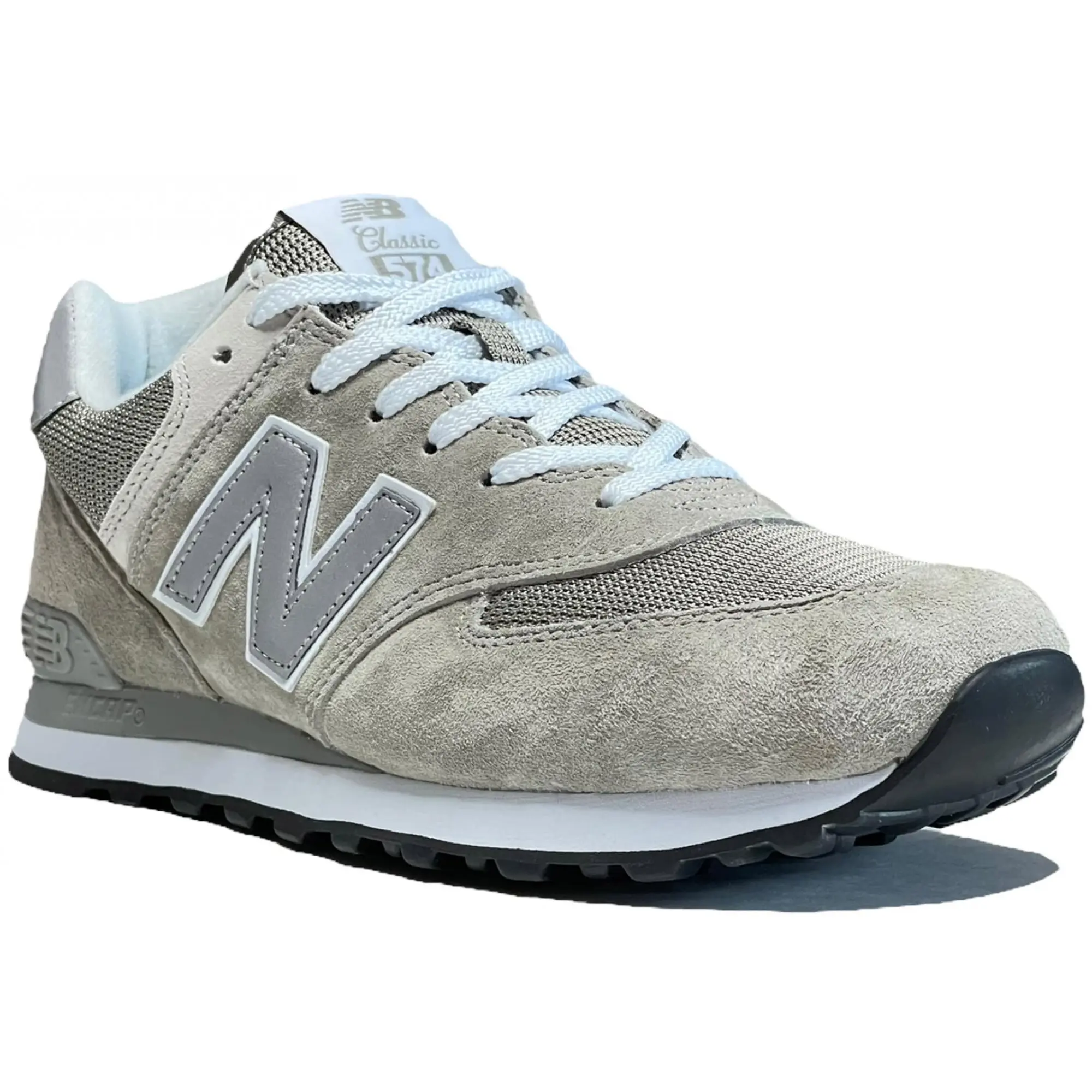 New balance classic grey 574 store