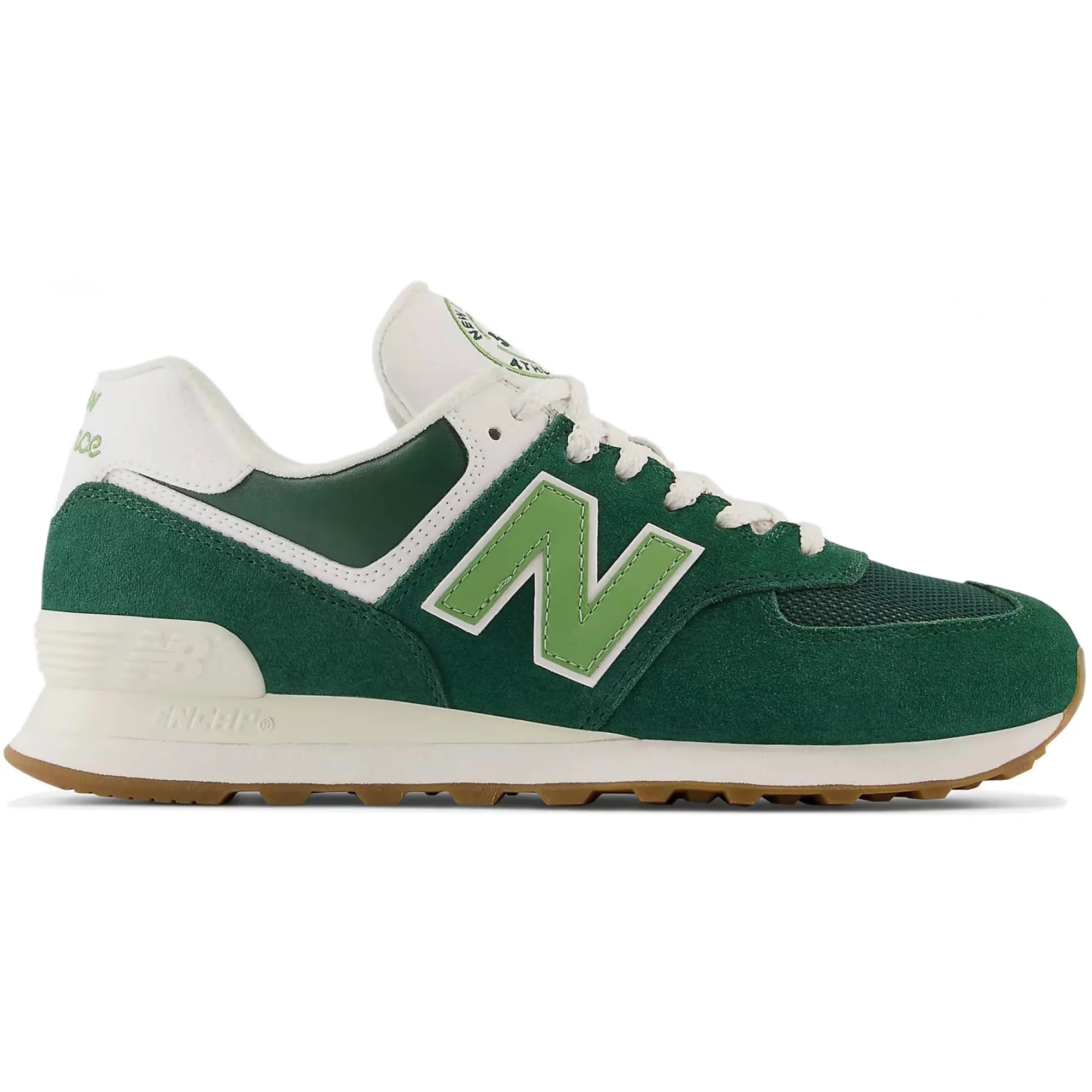 New balance green 574 deals