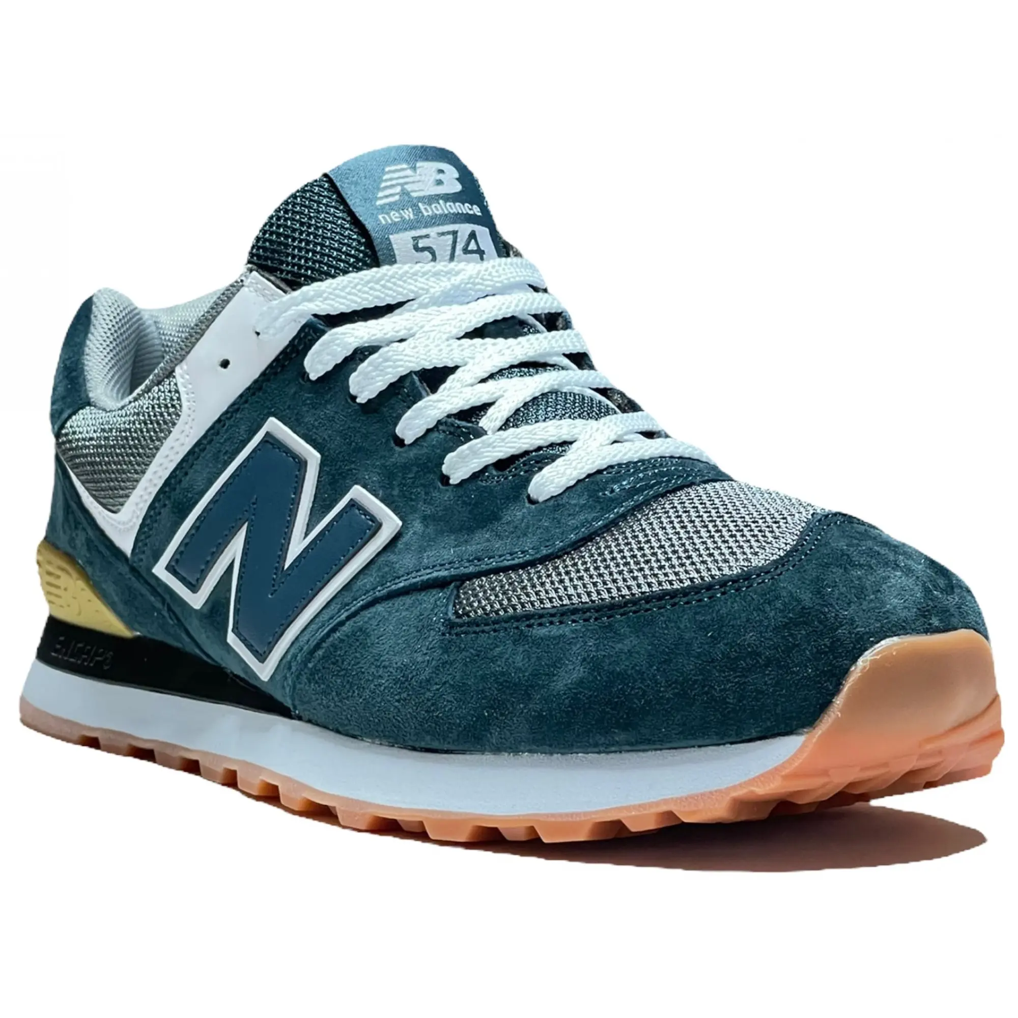 Grey and blue new balance discount
