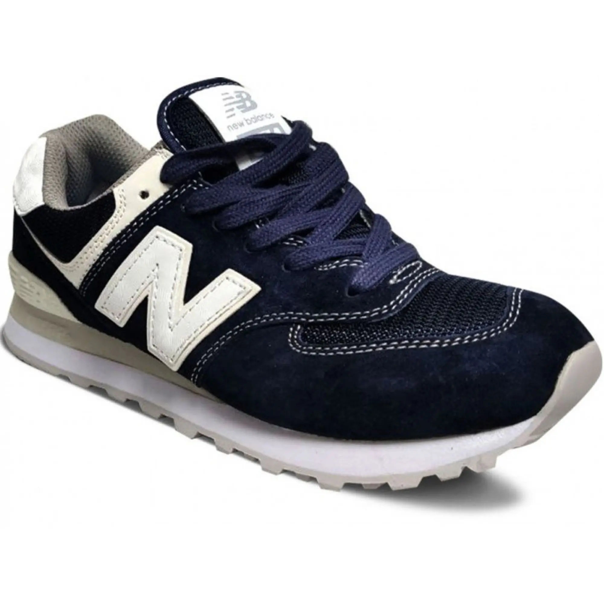 New balance wl574 bleu sales