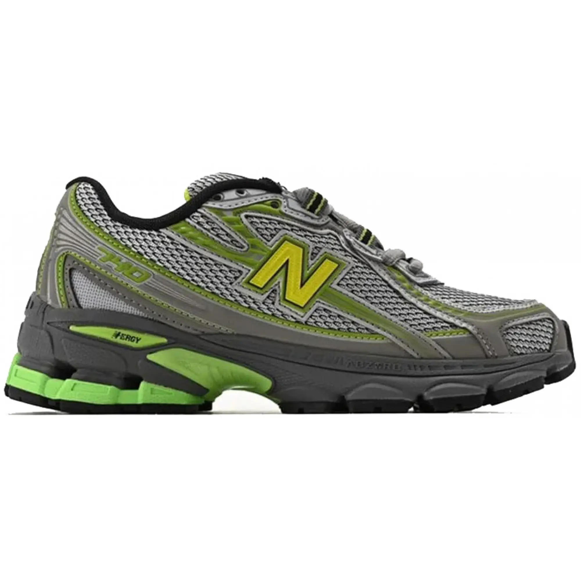 New Balance 740 Grey Neon Green