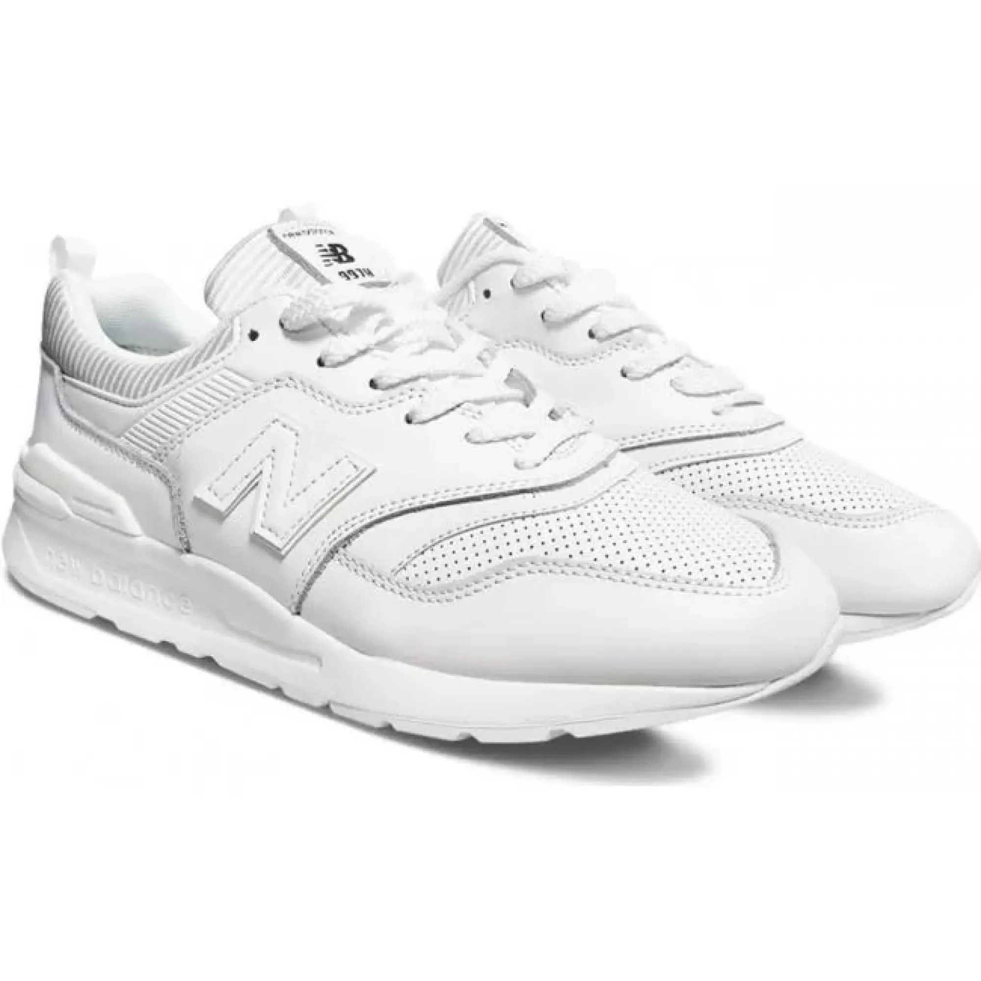 New balance white 997 cheap