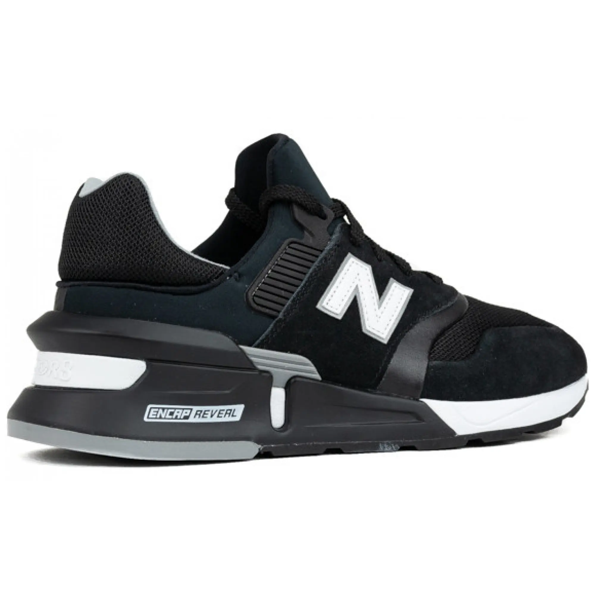 New balance 997 sport black white clearance
