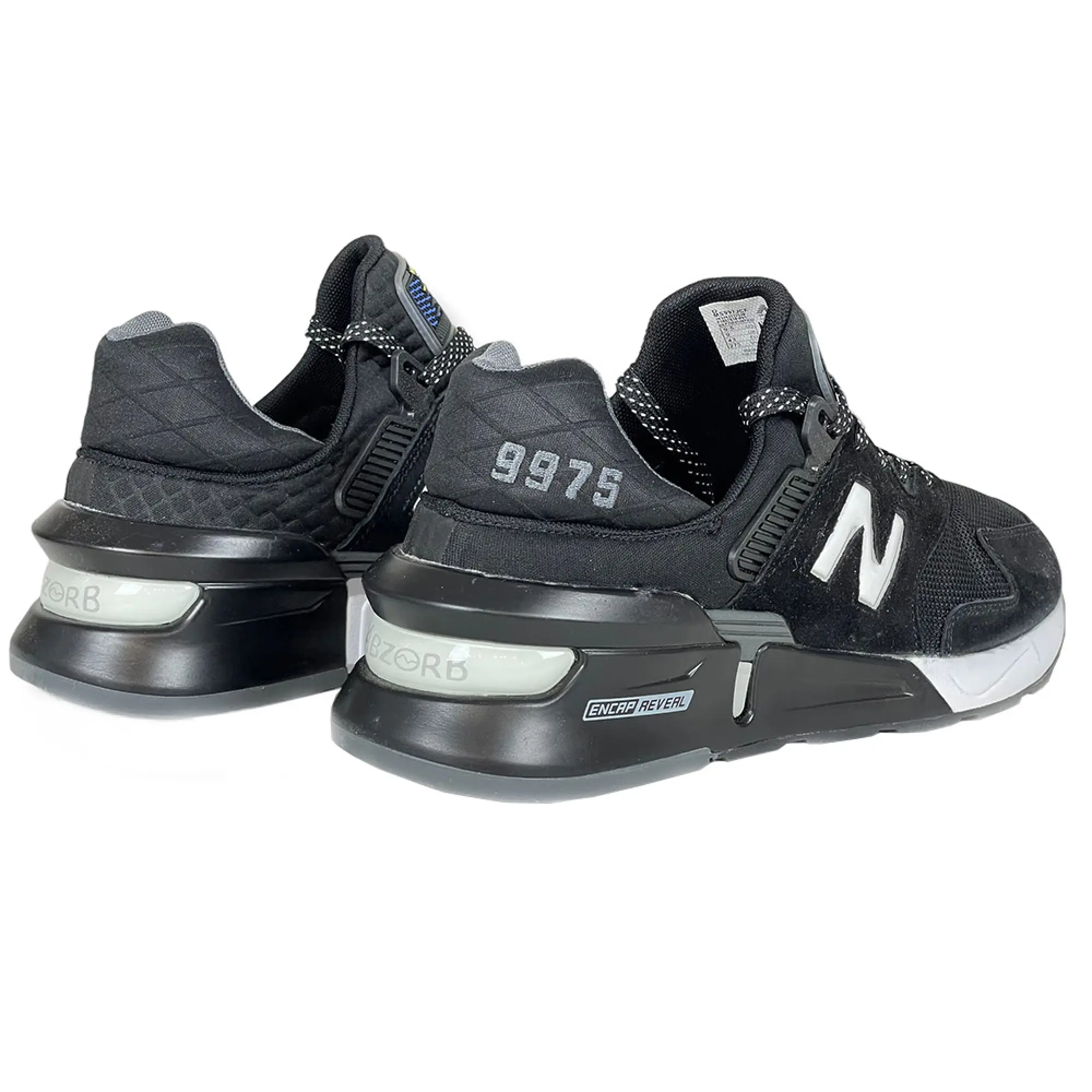 New balance 997s black and white best sale